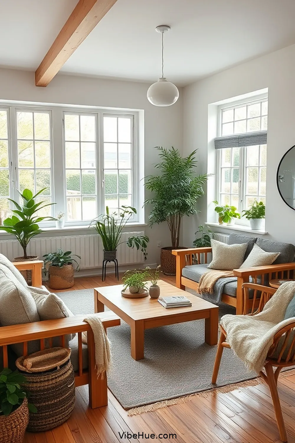 23 Tips for a Year-Round Scandinavian Style Living Room 3 Incorporate Natural Materials for 23 Tips for a Year-Round Scandinavian Style Living Room