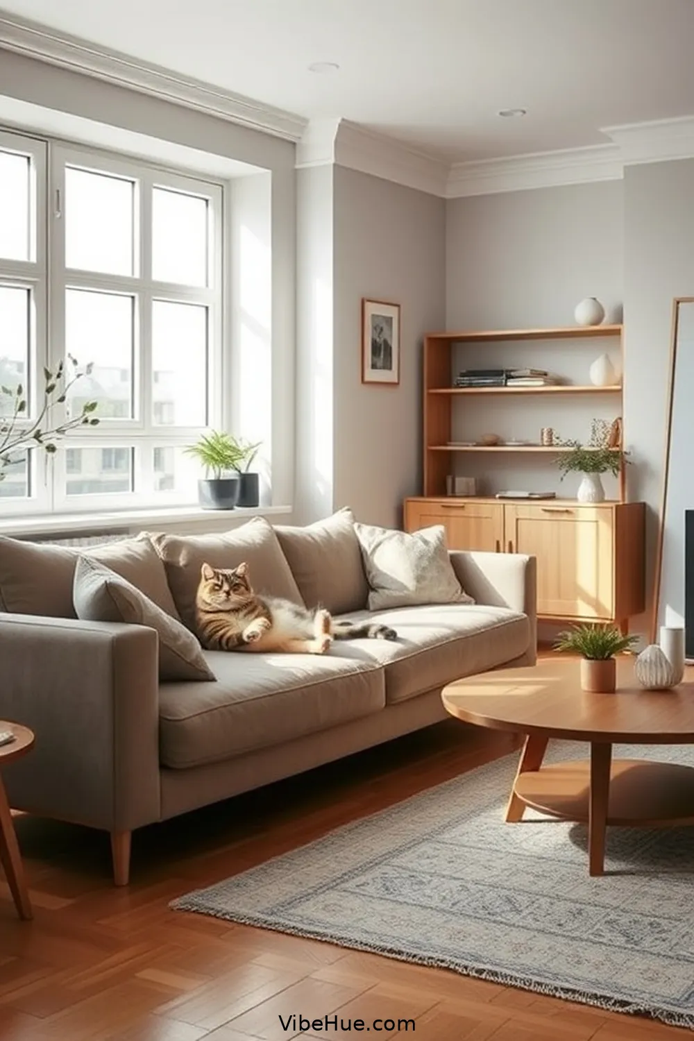 23 Tips for a Year-Round Scandinavian Style Living Room 16 Keep Surfaces Decluttered for 23 Tips for a Year-Round Scandinavian Style Living Room