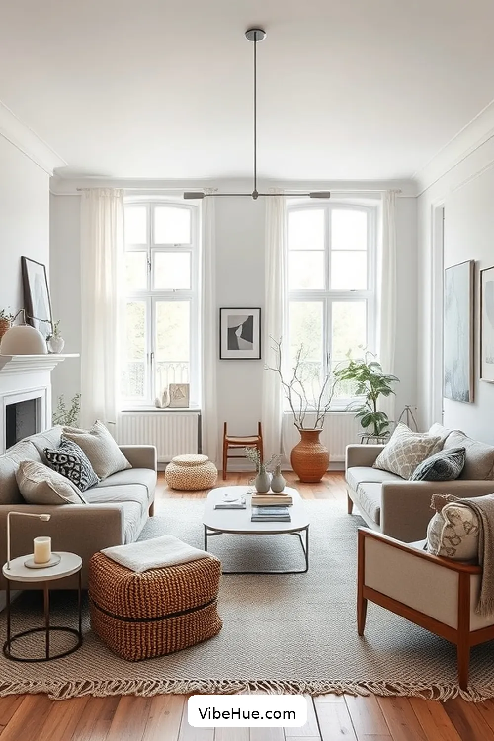 23 Tips for a Year-Round Scandinavian Style Living Room 24 Pay Attention to Scale and Proportion for 23 Tips for a Year-Round Scandinavian Style Living Room