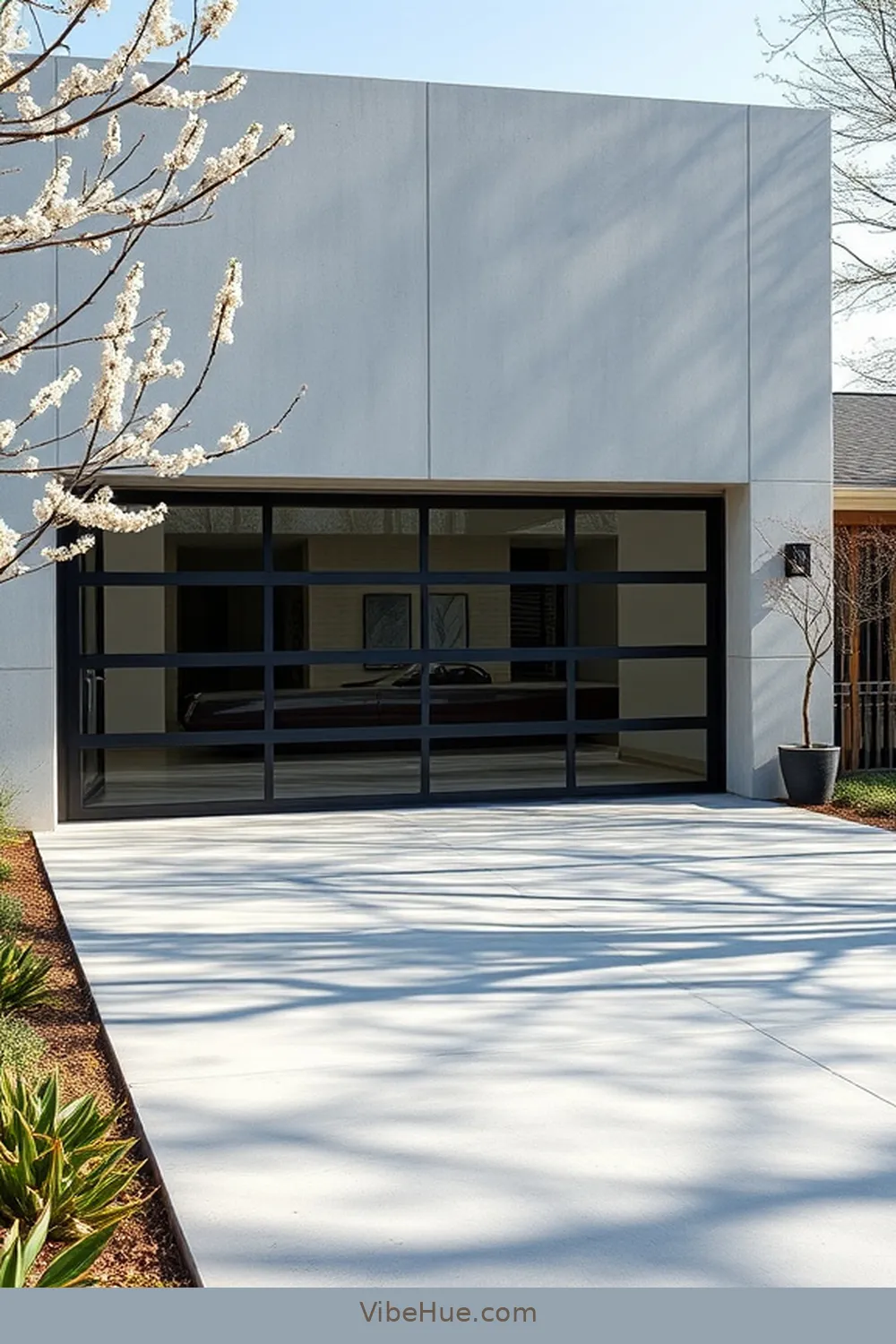 24 Contemporary Spring Garage Designs to Inspire Your Project 9 Sleek Concrete Finishes for 24 Contemporary Spring Garage Designs to Inspire Your Project