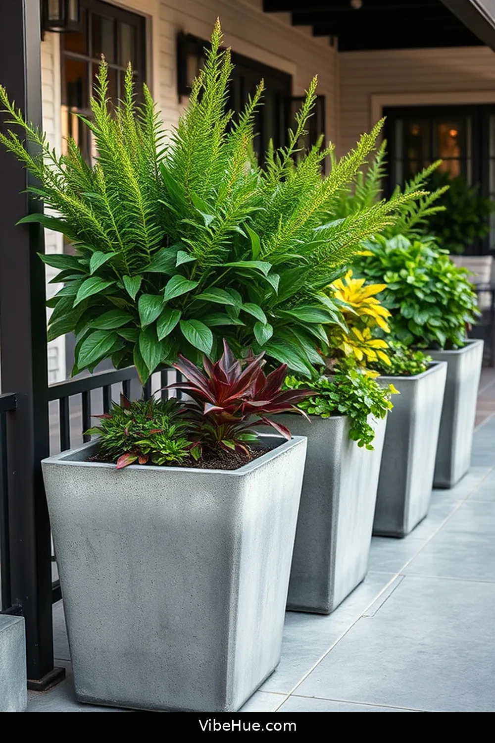 24 Essential Elements for Year-Round Outdoor Industrial Style Patio 9 Planters and Greenery for 24 Essential Elements for Year-Round Outdoor Industrial Style Patio