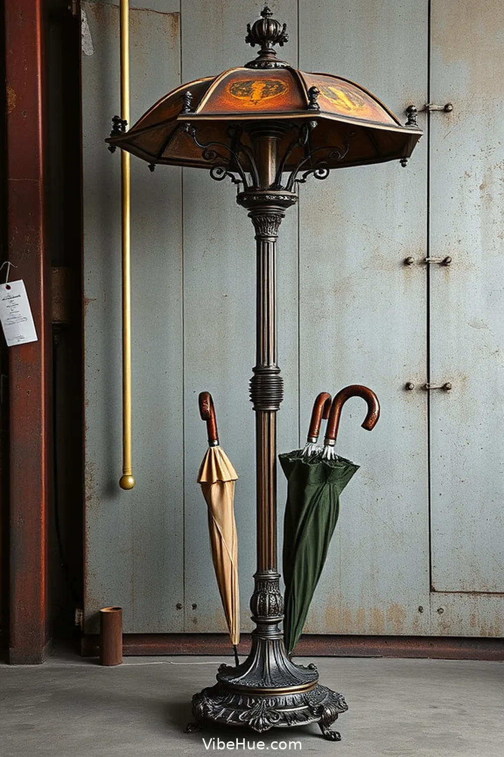 24 Essentials for Year-Round Industrial Style Entryway 17 Antique-Style Umbrella Stand for 24 Essentials for Year-Round Industrial Style Entryway