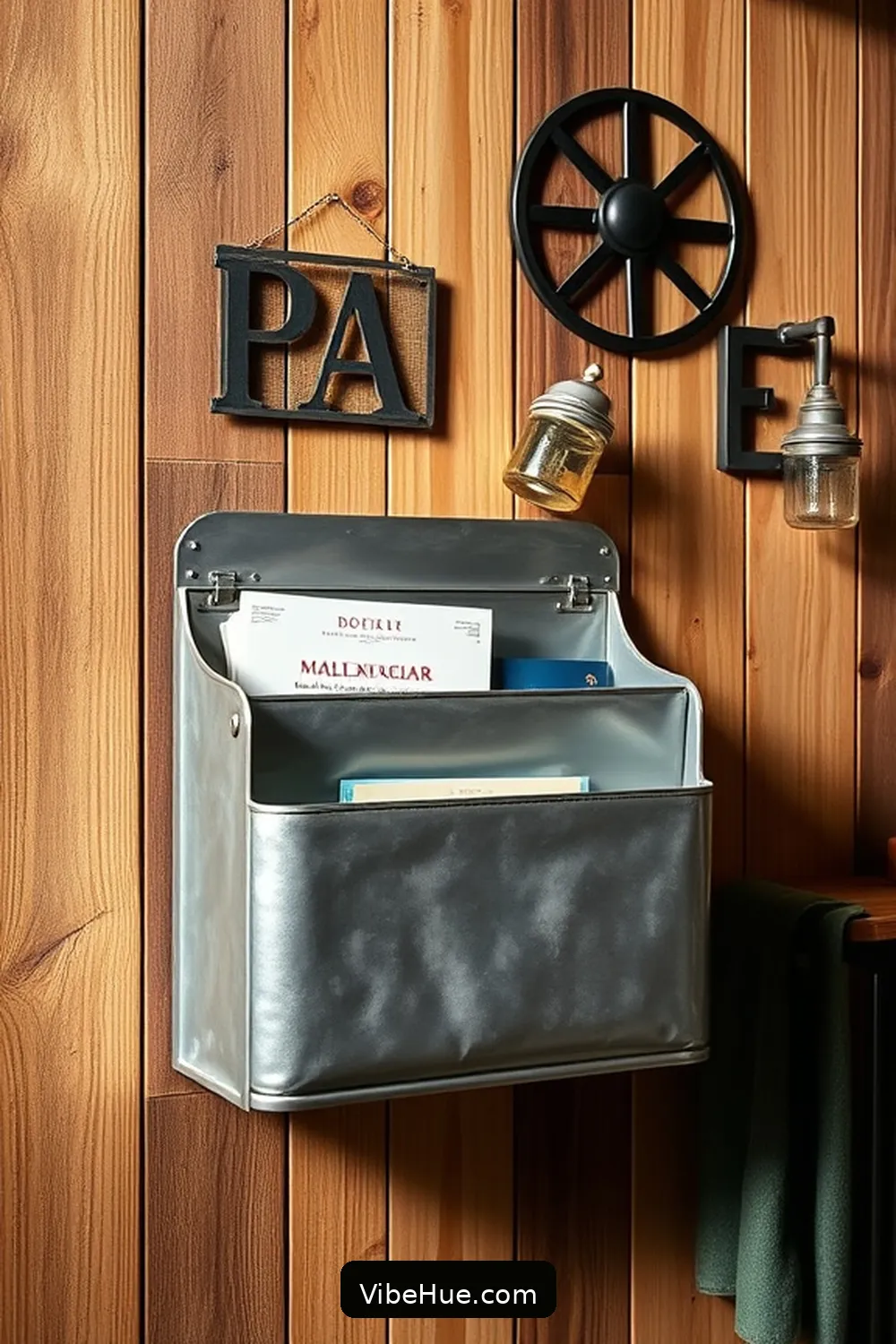 24 Essentials for Year-Round Industrial Style Entryway 14 Galvanized Steel Mail Organizer for 24 Essentials for Year-Round Industrial Style Entryway