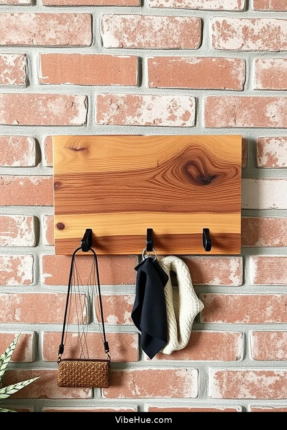 24 Essentials for Year-Round Industrial Style Entryway 22 Reclaimed Wood Key Holder for 24 Essentials for Year-Round Industrial Style Entryway