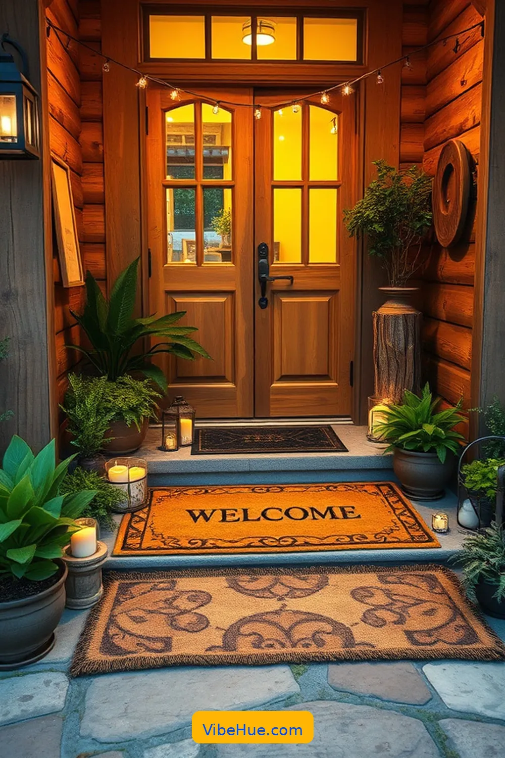 24 Essentials for Year-Round Industrial Style Entryway 8 Rustic Welcome Mat for 24 Essentials for Year-Round Industrial Style Entryway