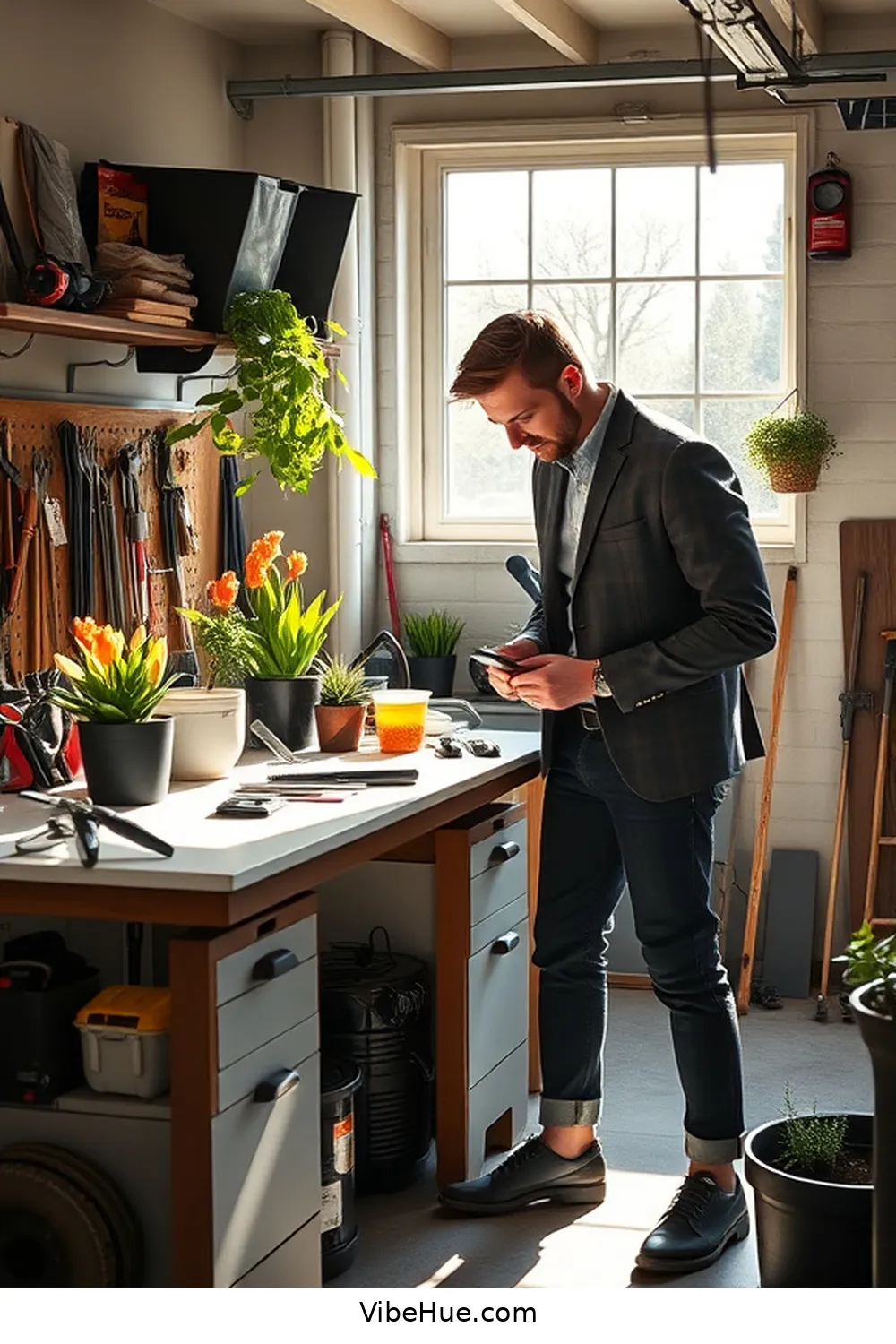 Set Up a Workbench Area for 24 Key Tips for a Minimalist Style Spring Garage Makeover