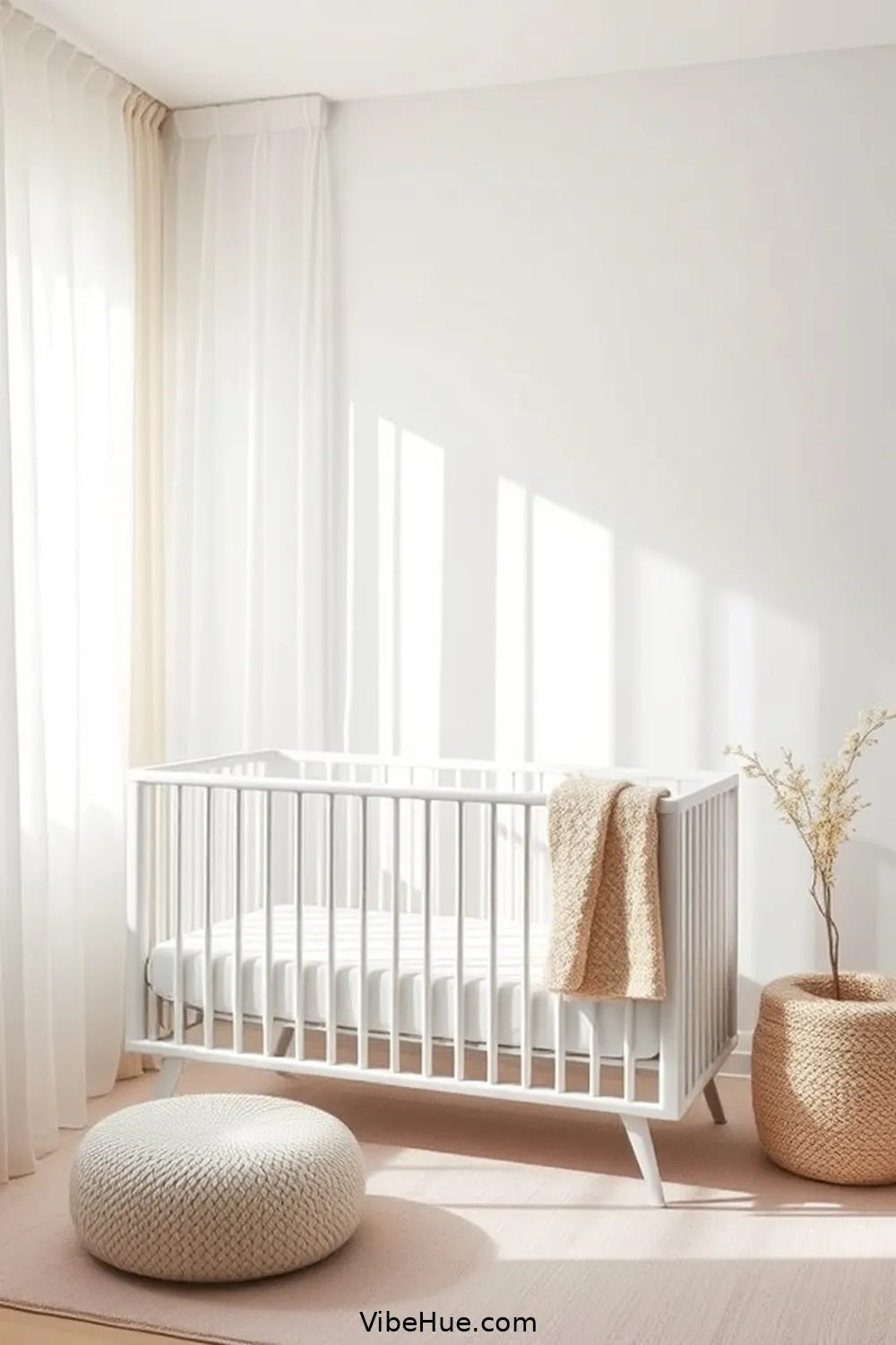 24 Minimalist Essentials for a Spring Nursery Style 2 Crib With Clean Lines for 24 Minimalist Essentials for a Spring Nursery Style