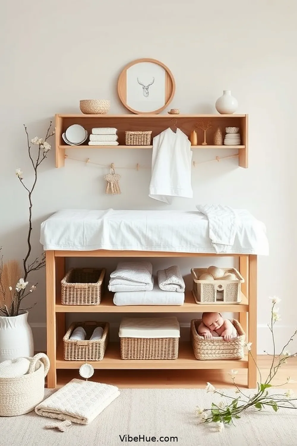 24 Minimalist Essentials for a Spring Nursery Style 5 Minimalist Changing Table for 24 Minimalist Essentials for a Spring Nursery Style