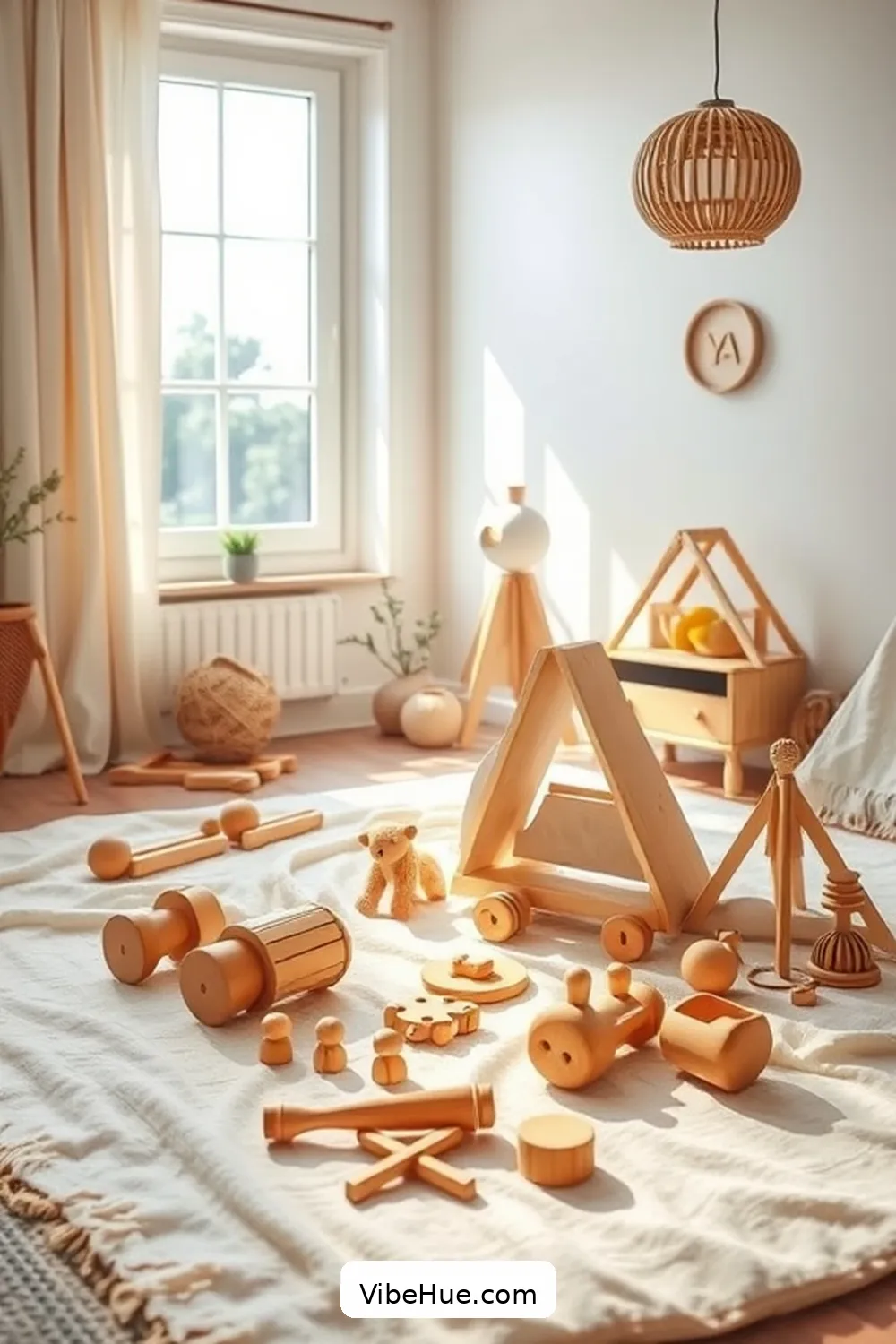 24 Minimalist Essentials for a Spring Nursery Style 11 Natural Wood Toys for 24 Minimalist Essentials for a Spring Nursery Style