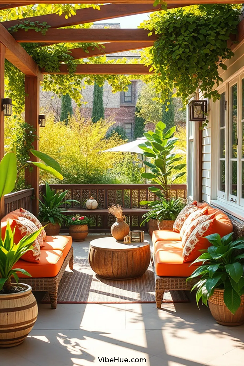 Embrace Earthy Color Palettes for 24 Minimalist Ideas for Fall Outdoor Patio Style