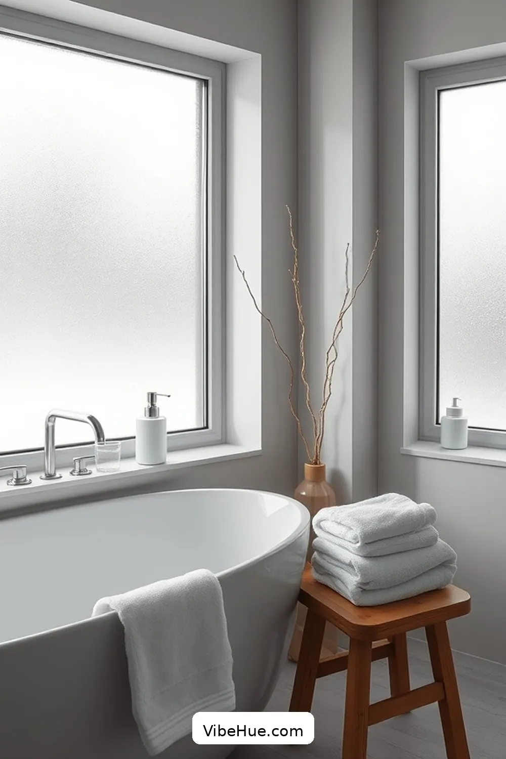 Use Minimalist Bathroom Accessories for 24 Minimalist Winter Bathroom Ideas for Cozy Style