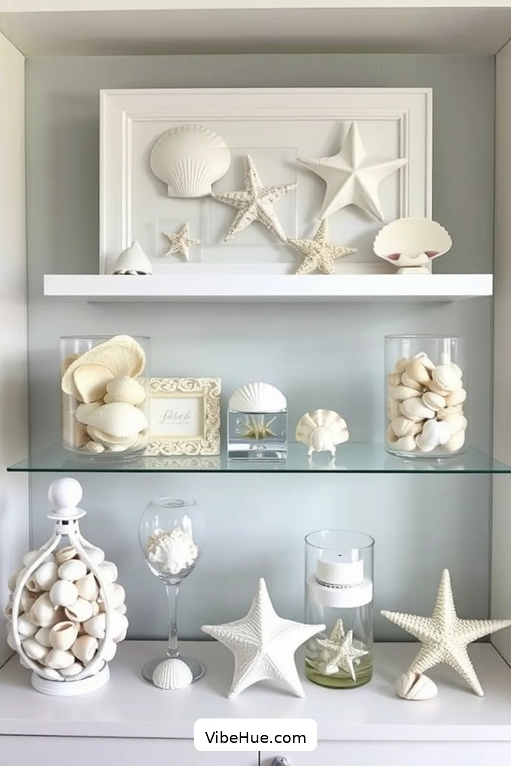 Create a Seashell Collection Display for 24 Must-Have Decor Tips for Summer Nursery Coastal Style