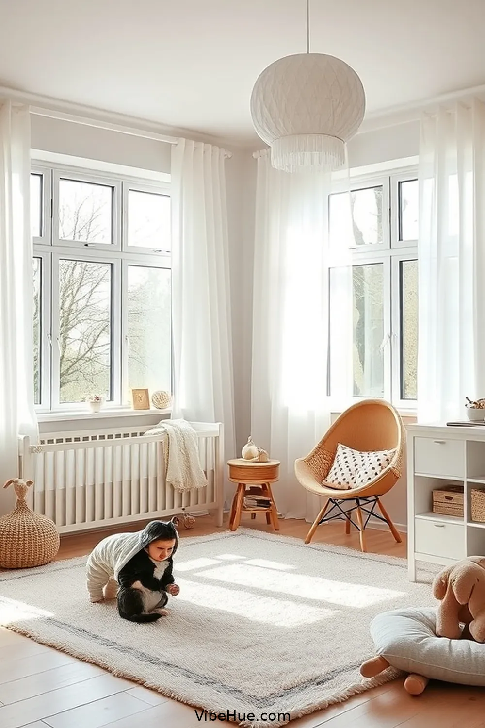 Natural Lighting for 24 Must-Have Elements for Year-Round Scandinavian Style Nursery