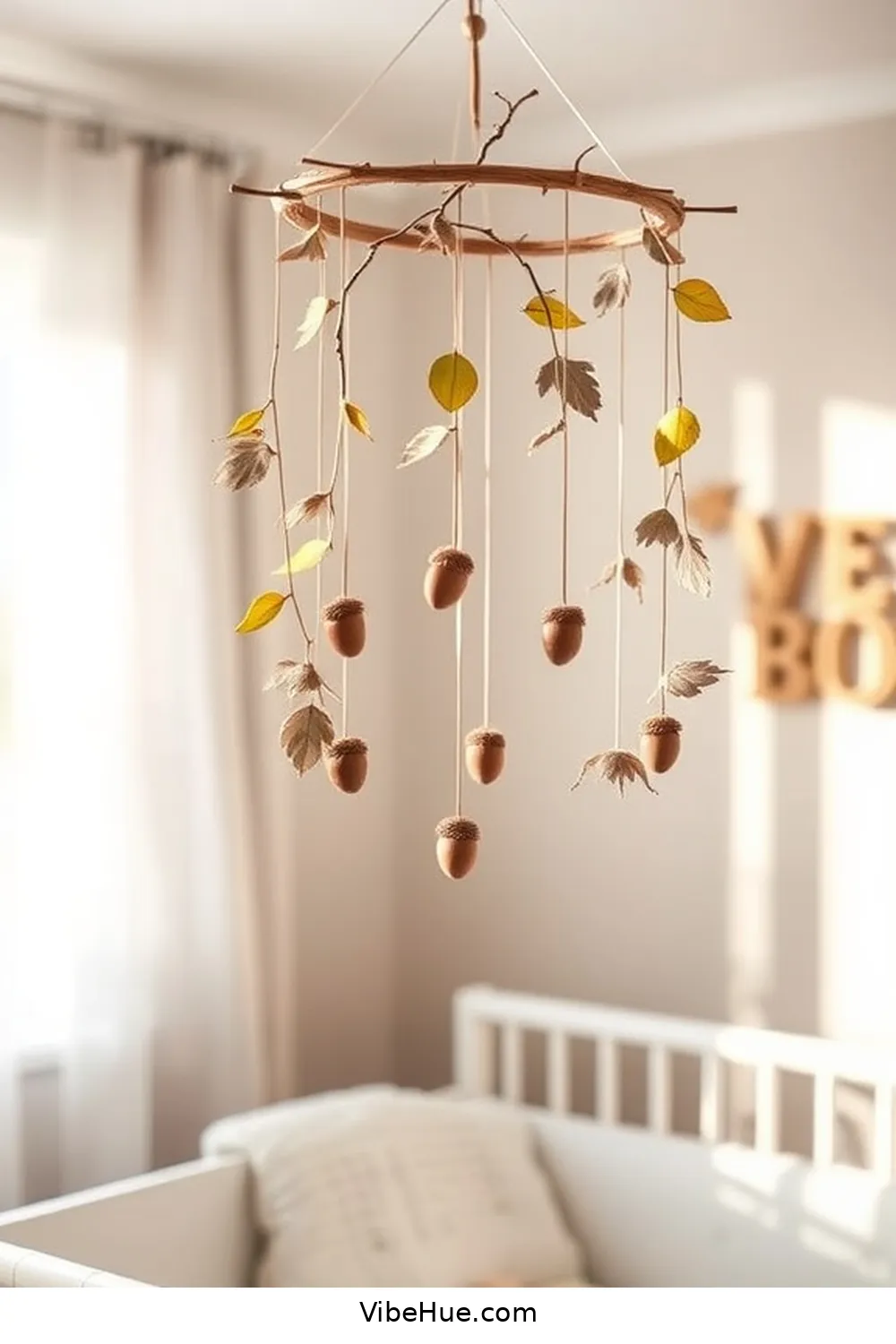 24 Summer Rustic Style Ideas for a Nursery 21 Create a Nature-Themed Mobile for 24 Summer Rustic Style Ideas for a Nursery