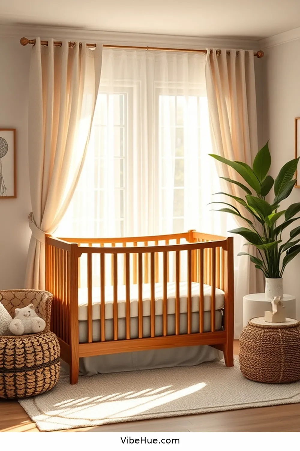 24 Summer Rustic Style Ideas for a Nursery 12 Feature a Crib With a Wooden Finish for 24 Summer Rustic Style Ideas for a Nursery