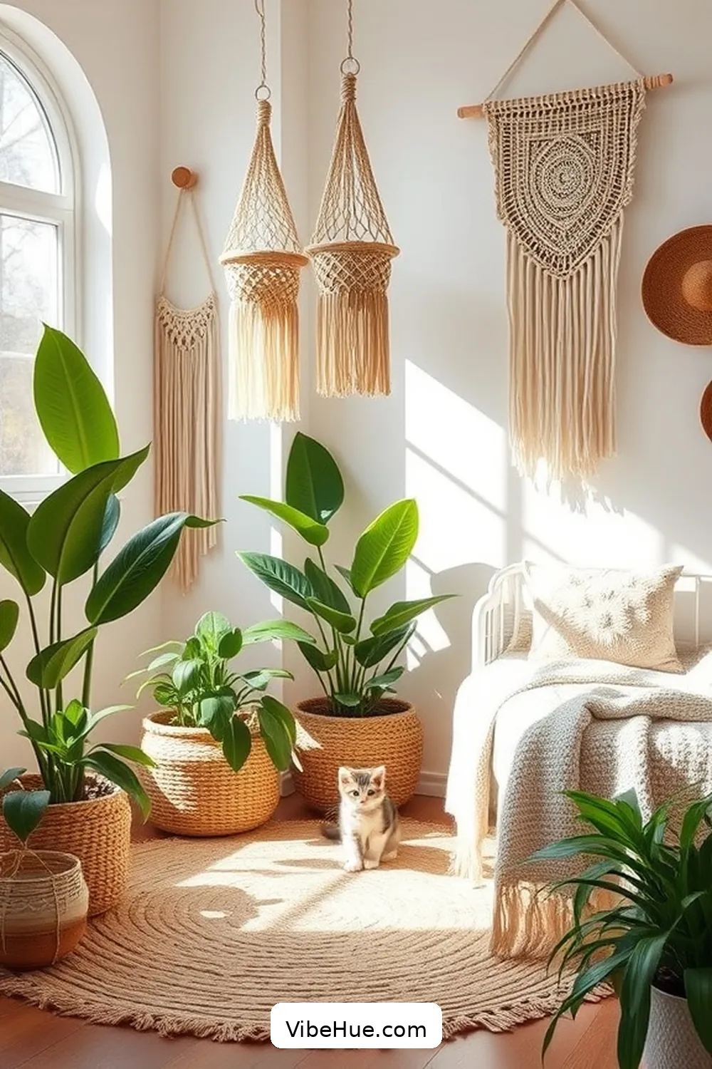 24 Summer Rustic Style Ideas for a Nursery 4 Use Woven Textiles for 24 Summer Rustic Style Ideas for a Nursery