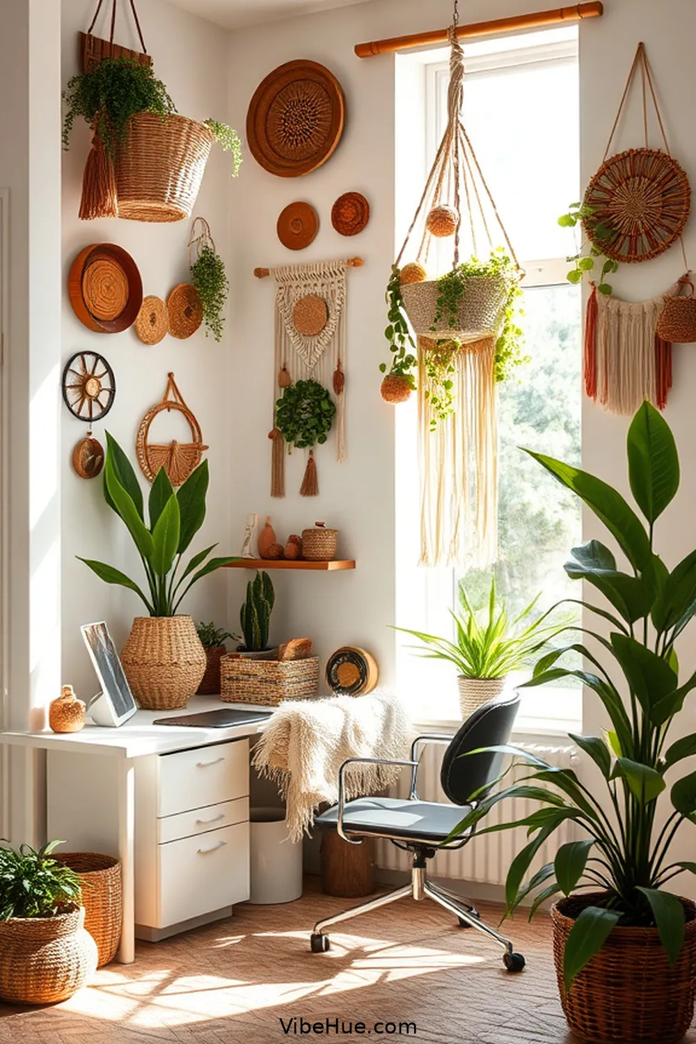 24 Tips for a Bohemian Style Holiday Home Office 7 Add Handmade Decorations for 24 Tips for a Bohemian Style Holiday Home Office