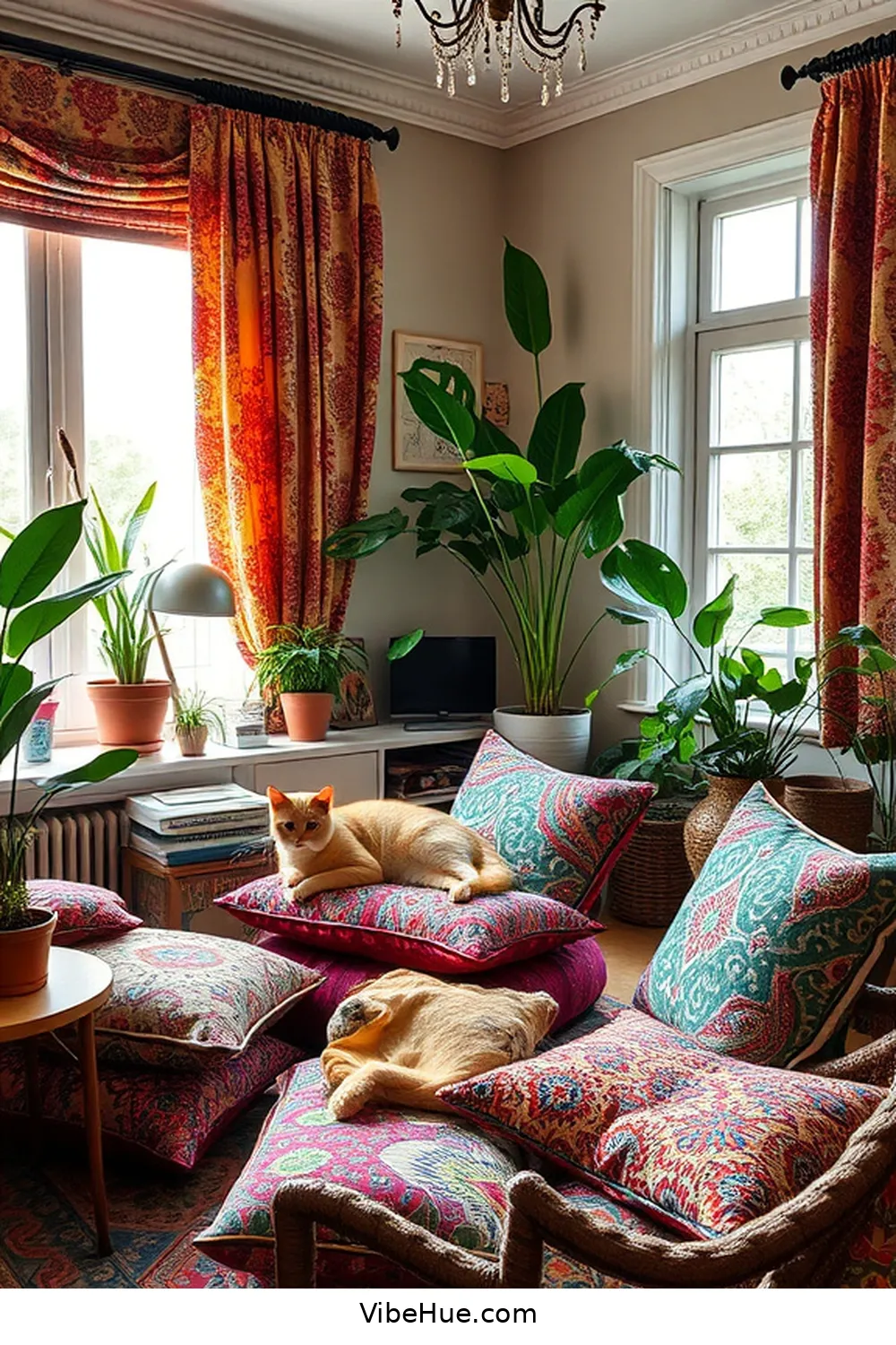 24 Tips for a Bohemian Style Holiday Home Office 8 Mix and Match Patterns for 24 Tips for a Bohemian Style Holiday Home Office