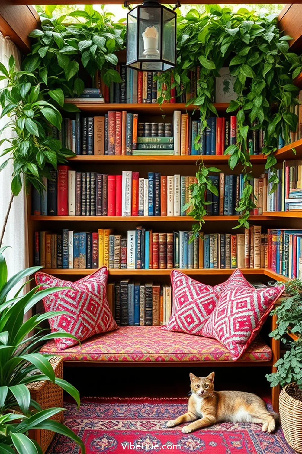 Curate a Collection of Books for 24 Ways to Create a Bohemian Style Summer Library