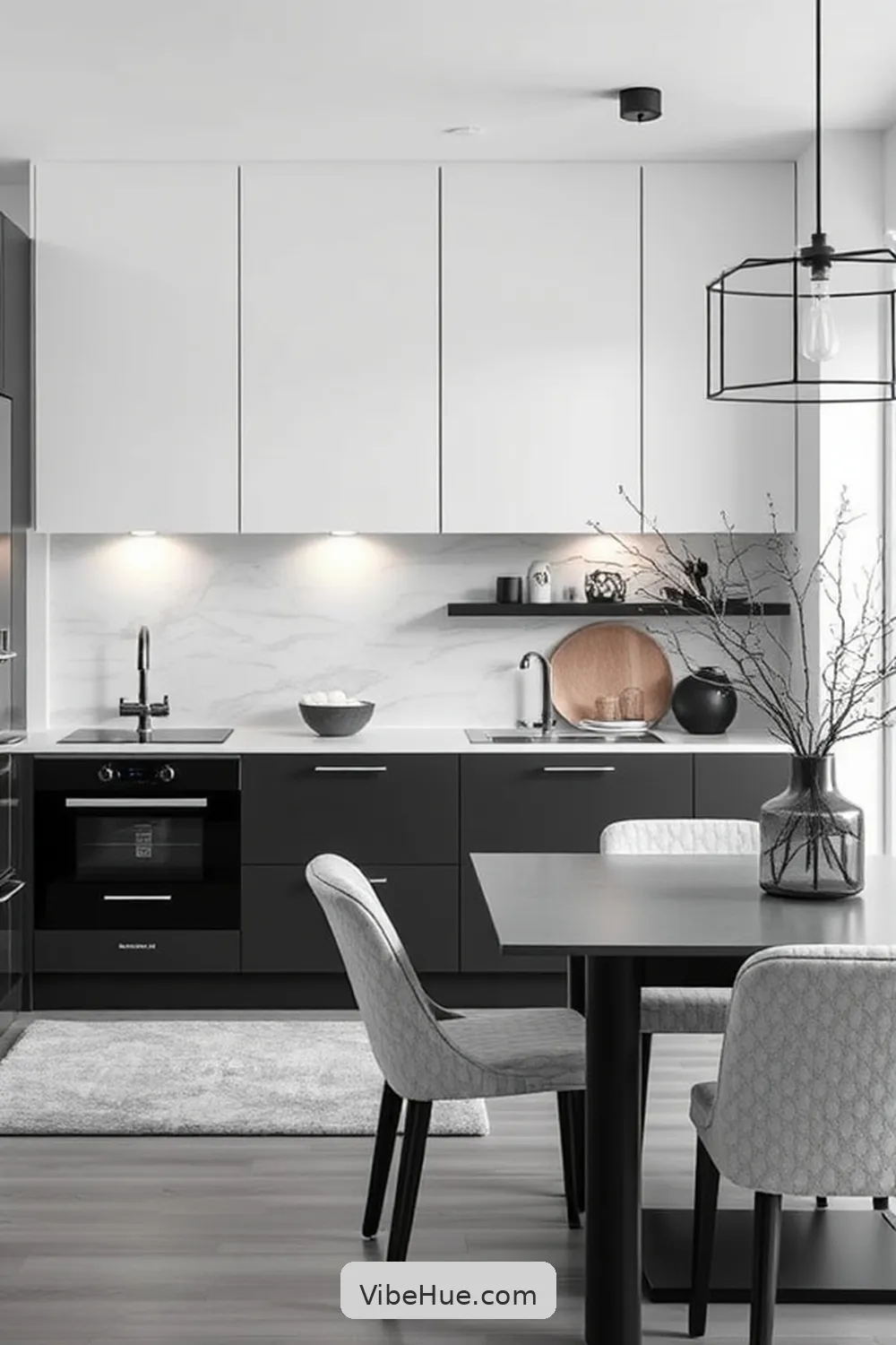 Subtle Monochrome Palettes for 25 Contemporary Styles to Transform Your Winter Kitchen