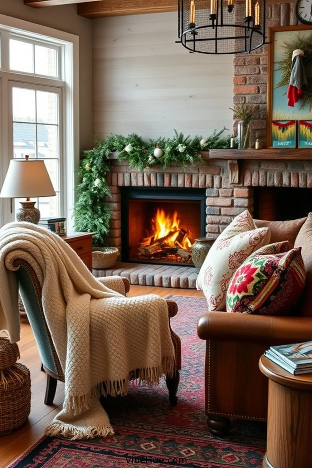 Accessorize With Throws and Cushions for 25 Cozy Ideas for a Winter Home Office in Traditional Style