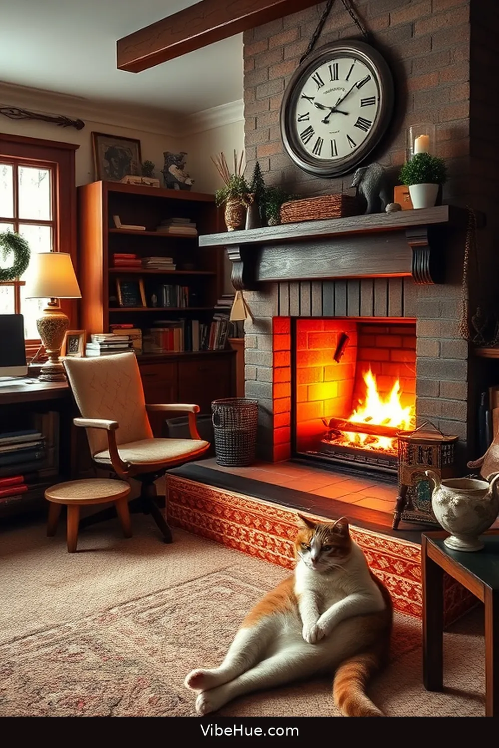 Create a Workspace With Character for 25 Cozy Ideas for a Winter Home Office in Traditional Style