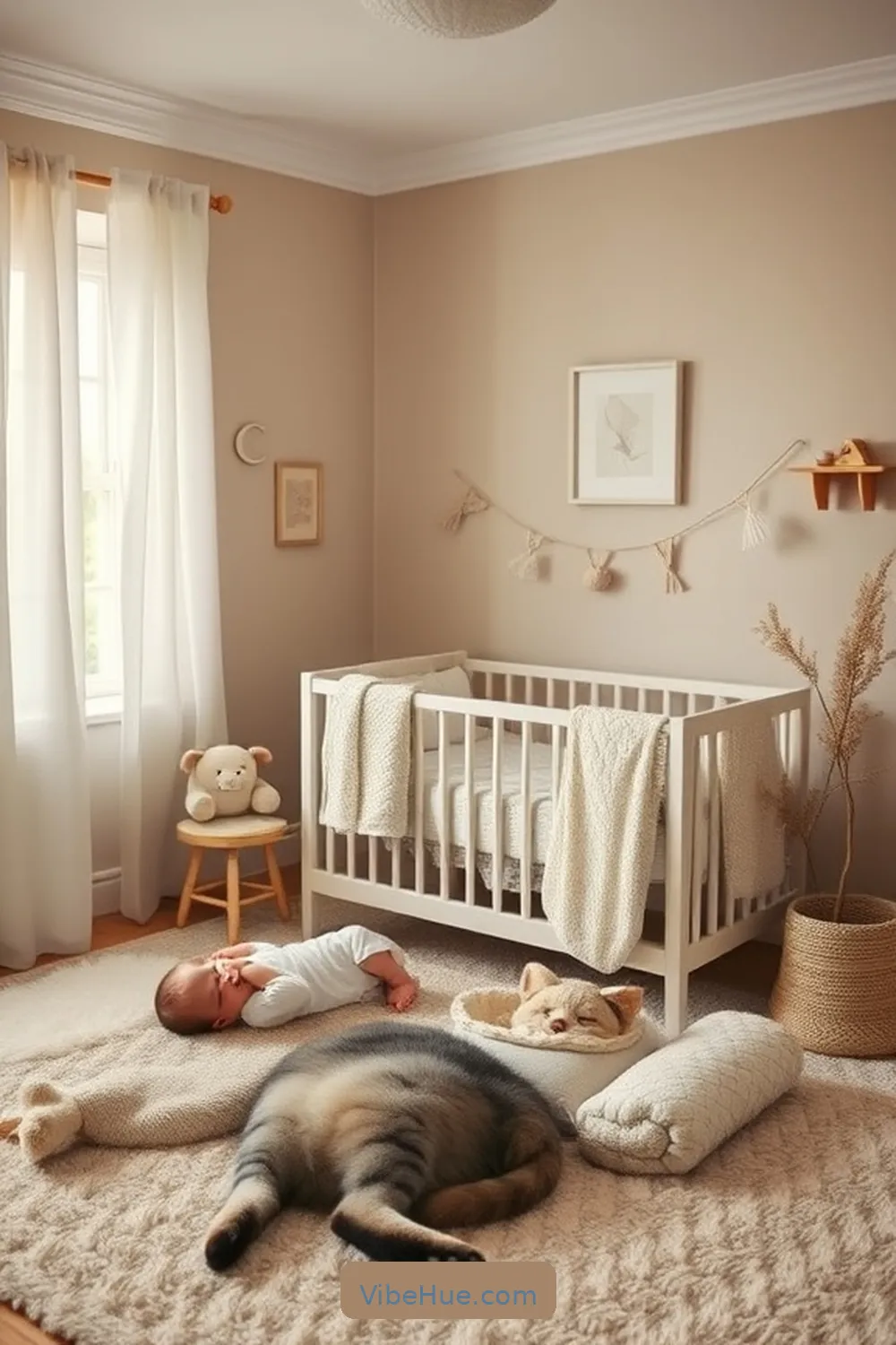 Calming Wall Colors for 25 Essential Elements for a Minimalist Fall Nursery Style
