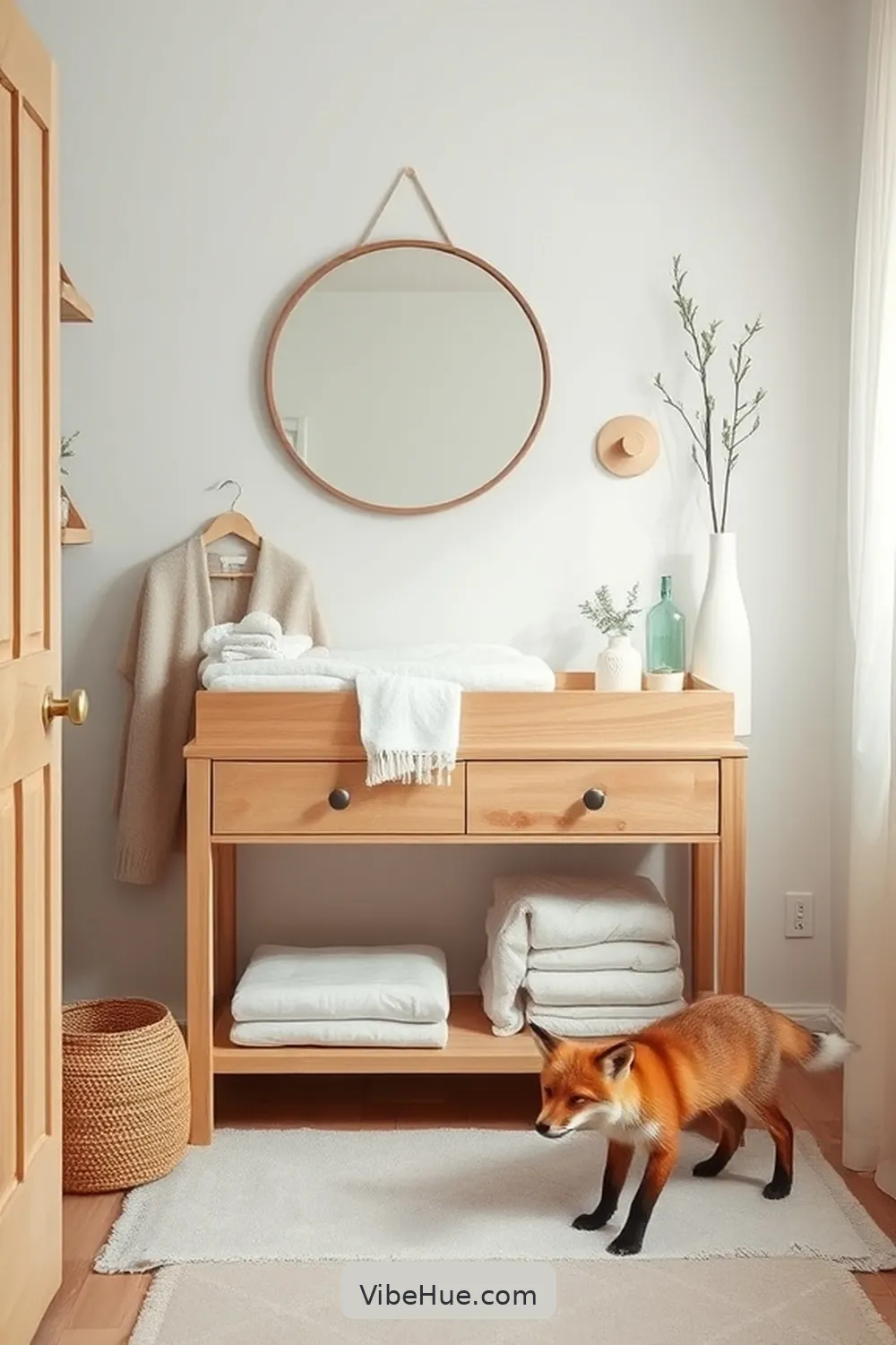 Minimalist Changing Station for 25 Essential Elements for a Minimalist Fall Nursery Style