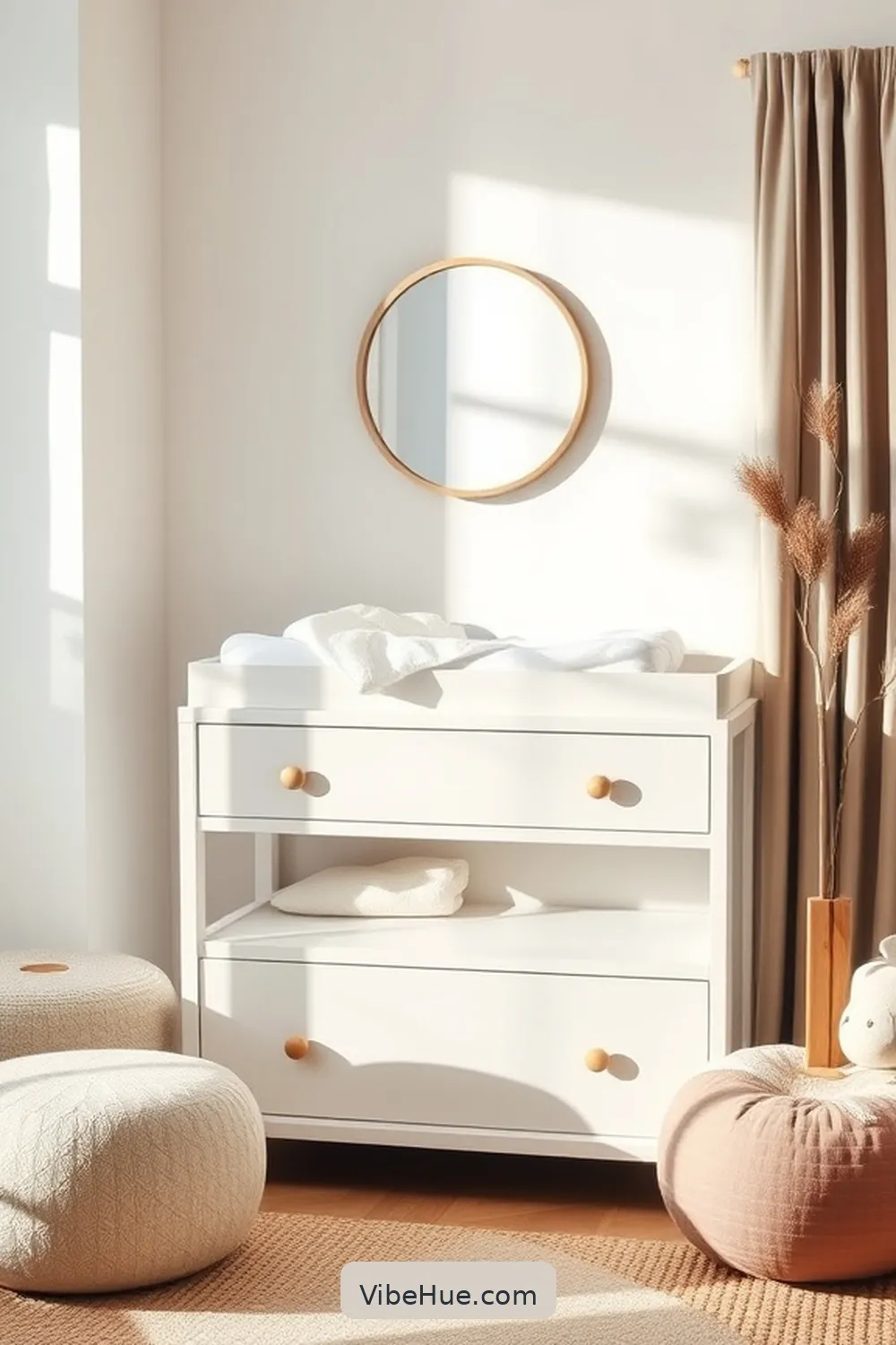 Minimalist Changing Table for 25 Essentials for a Scandinavian Style Winter Nursery