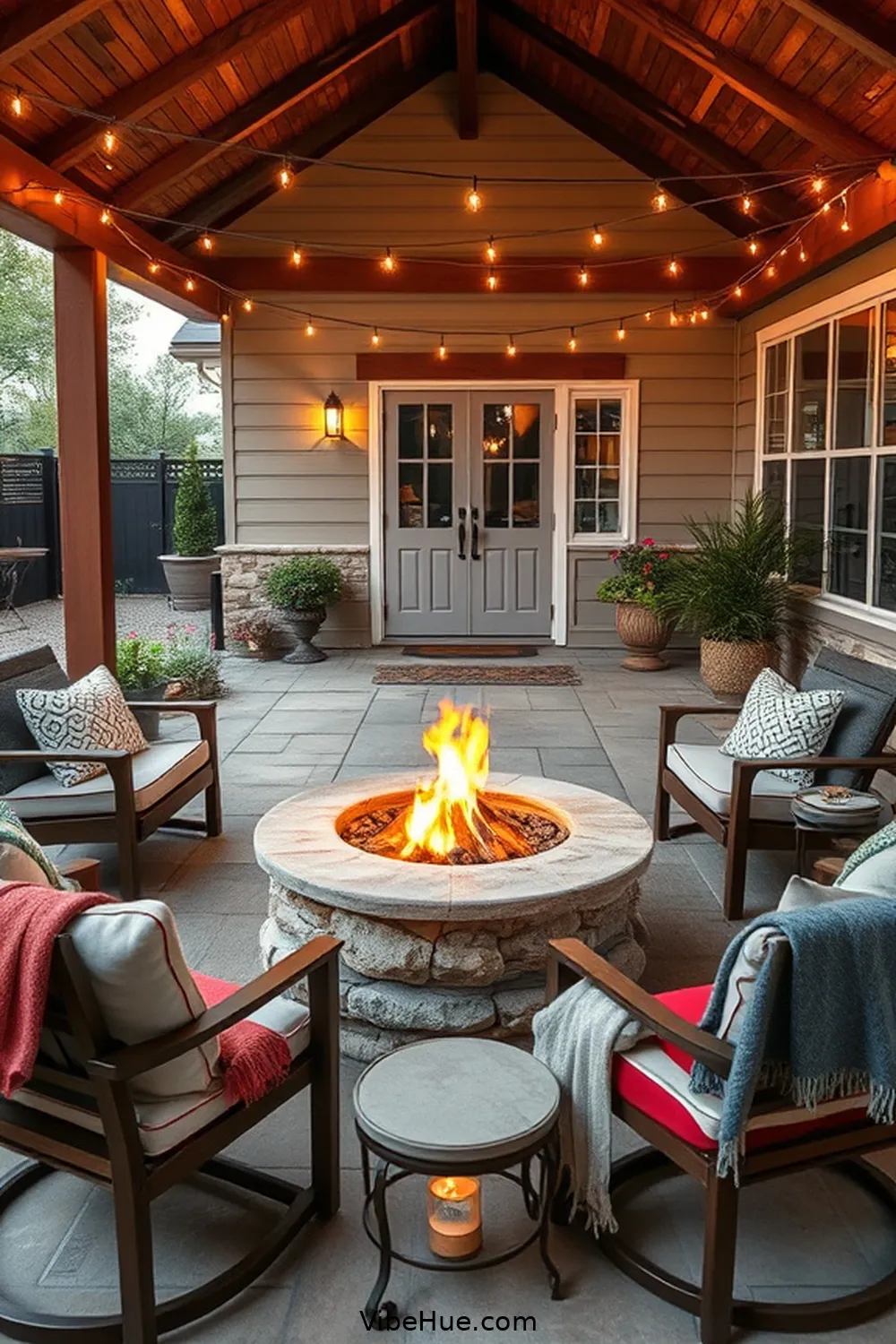 25 Essentials for a Year-Round Outdoor Modern Farmhouse Patio Style 7 Fire Pit for Warmth for 25 Essentials for a Year-Round Outdoor Modern Farmhouse Patio Style