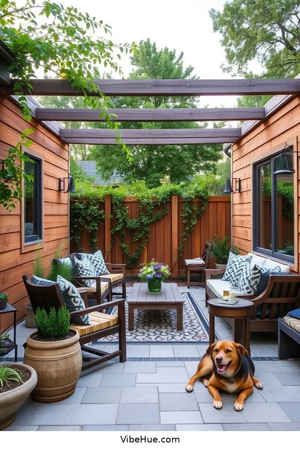 25 Essentials for a Year-Round Outdoor Modern Farmhouse Patio Style 18 Reclaimed Wood Accents for 25 Essentials for a Year-Round Outdoor Modern Farmhouse Patio Style