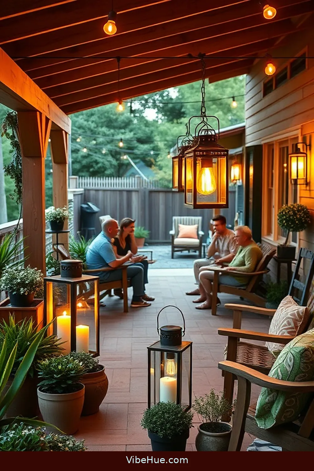 25 Essentials for a Year-Round Outdoor Modern Farmhouse Patio Style 12 Vintage-Style Lanterns for 25 Essentials for a Year-Round Outdoor Modern Farmhouse Patio Style
