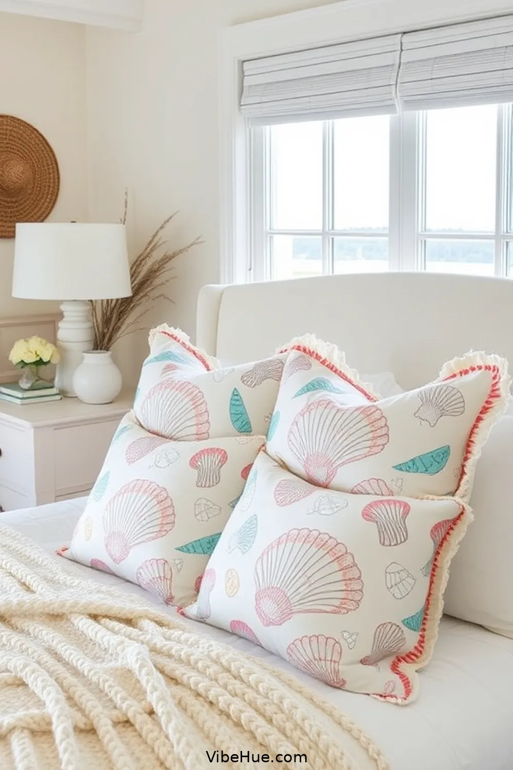 25 Must-Have Elements for a Coastal Style Holiday Bedroom 9 Coastal-themed Throw Pillows for 25 Must-Have Elements for a Coastal Style Holiday Bedroom
