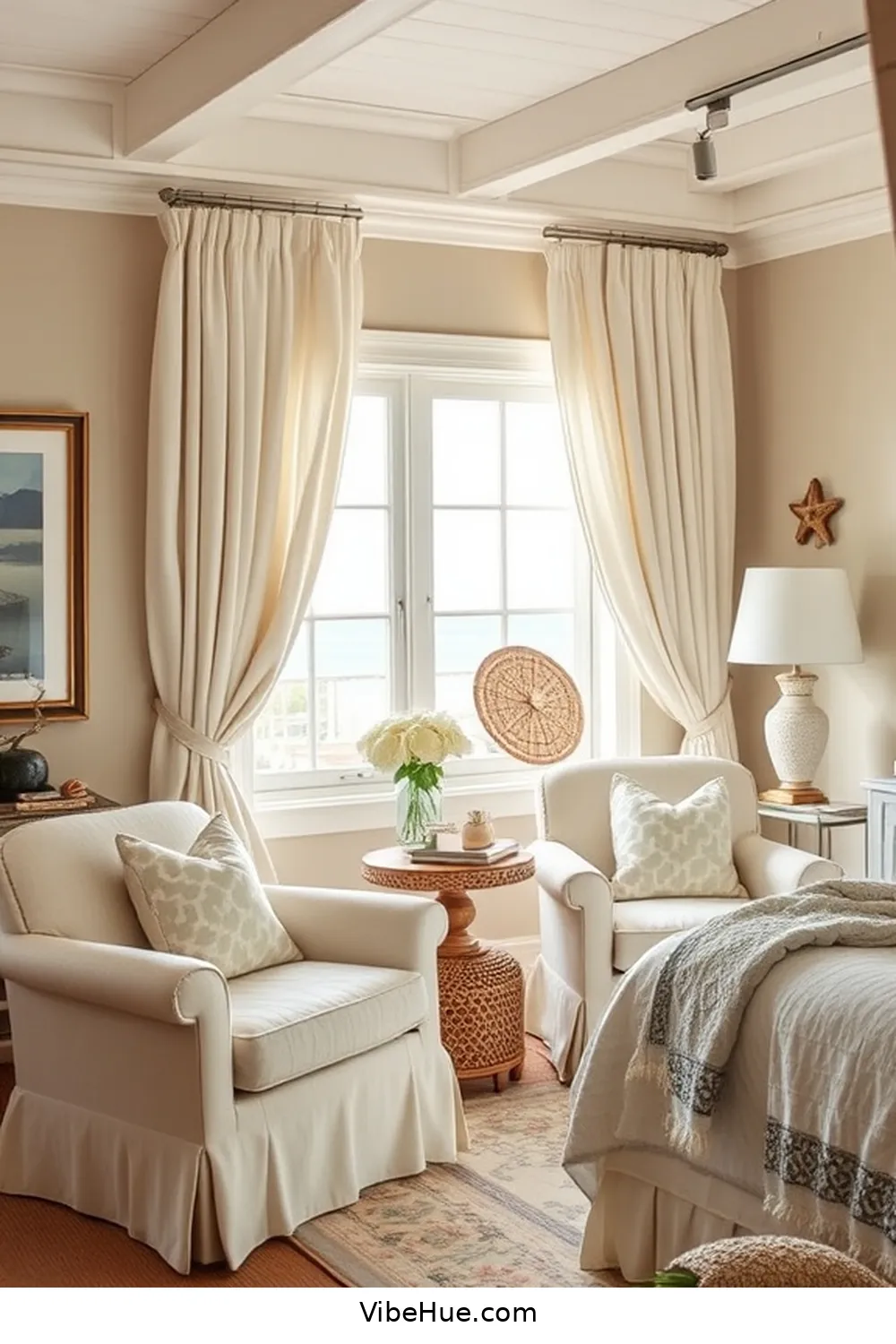 25 Must-Have Elements for a Coastal Style Holiday Bedroom 21 Comfortable Seating for 25 Must-Have Elements for a Coastal Style Holiday Bedroom