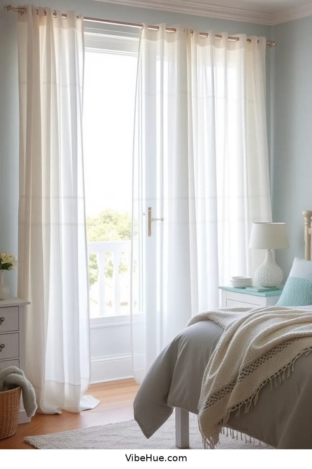 25 Must-Have Elements for a Coastal Style Holiday Bedroom 5 Light and Airy Curtains for 25 Must-Have Elements for a Coastal Style Holiday Bedroom