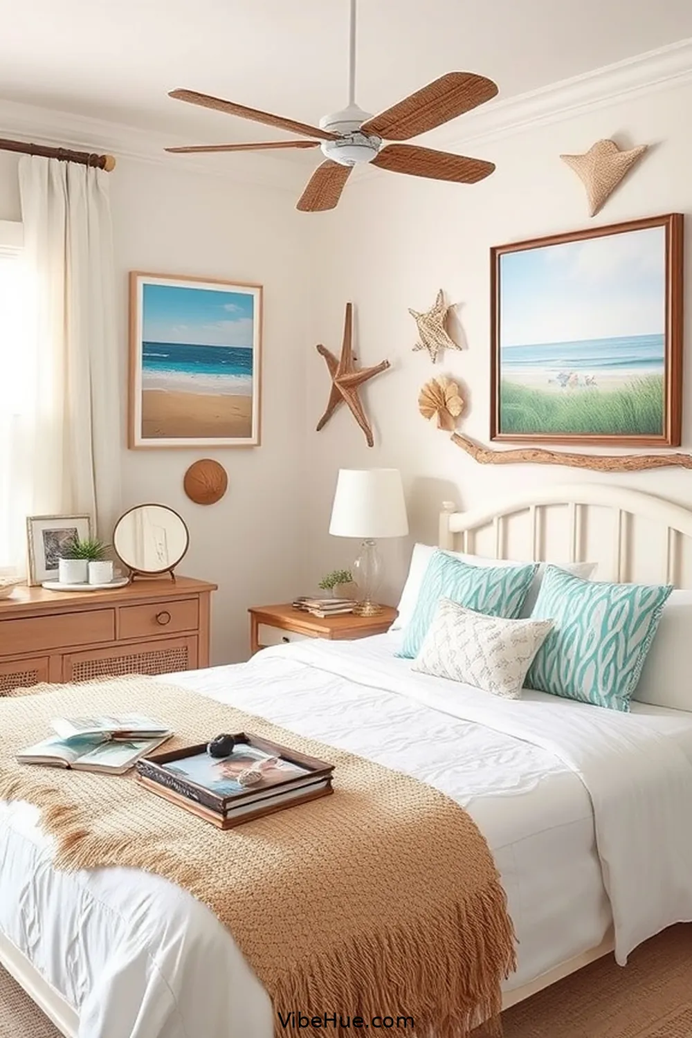 25 Must-Have Elements for a Coastal Style Holiday Bedroom 26 Personal Touches and Souvenirs for 25 Must-Have Elements for a Coastal Style Holiday Bedroom