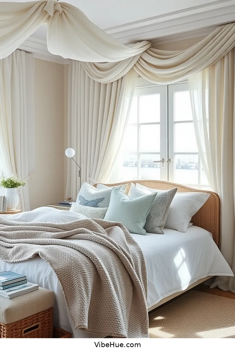 25 Must-Have Elements for a Coastal Style Holiday Bedroom 4 Sea-Inspired Textiles for 25 Must-Have Elements for a Coastal Style Holiday Bedroom
