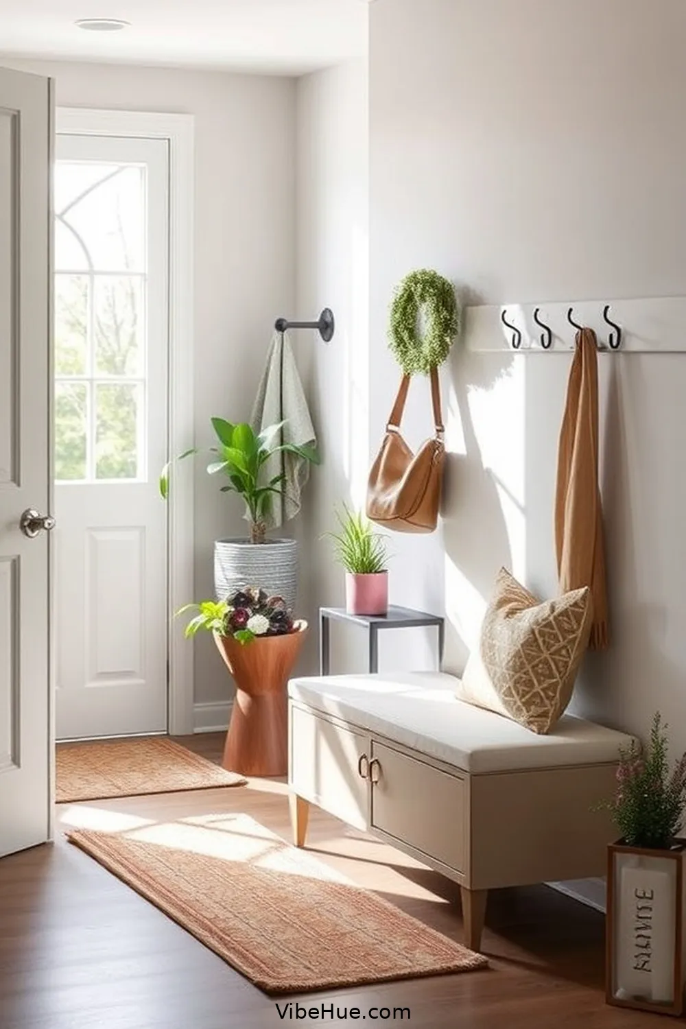 Multi-functional Furniture for 25 Must-Have Elements for a Contemporary Spring Entryway Style