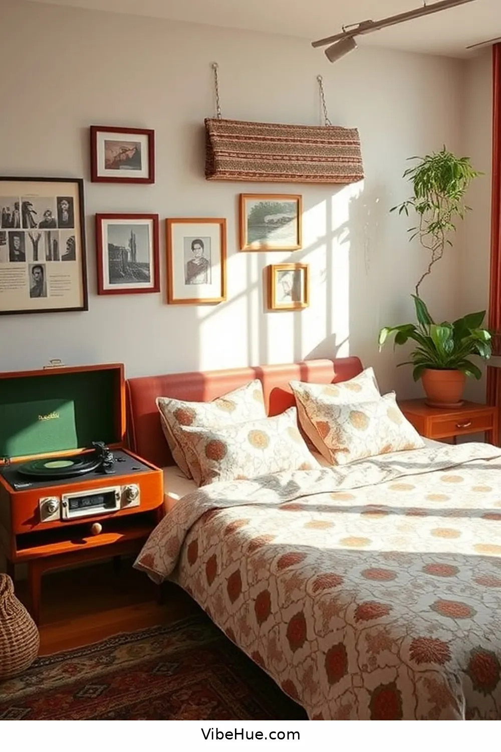 25 Tips for Year-Round Mid-Century Modern Bedroom Style 9 Integrate Vintage Decor for 25 Tips for Year-Round Mid-Century Modern Bedroom Style
