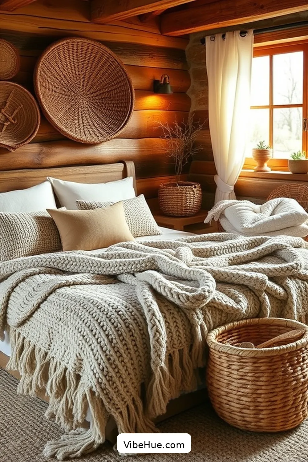 25 Tips for a Year-Round Rustic Style Bedroom 20 Layer Different Textures for 25 Tips for a Year-Round Rustic Style Bedroom