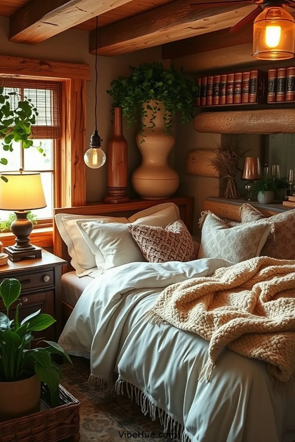 25 Tips for a Year-Round Rustic Style Bedroom 9 Opt for Soft Lighting Options for 25 Tips for a Year-Round Rustic Style Bedroom