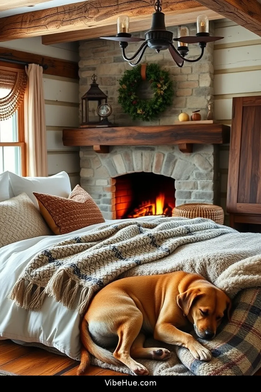 25 Tips for a Year-Round Rustic Style Bedroom 6 Use Cozy Layering Techniques for 25 Tips for a Year-Round Rustic Style Bedroom