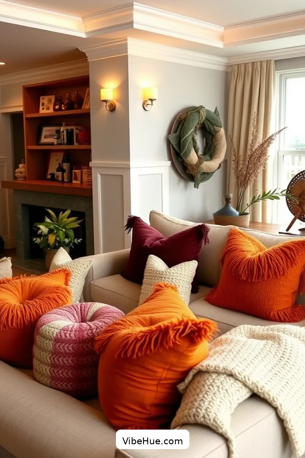 25 Ways to Create a Contemporary Fall Living Room Style 5 Add Seasonal Throw Pillows for 25 Ways to Create a Contemporary Fall Living Room Style