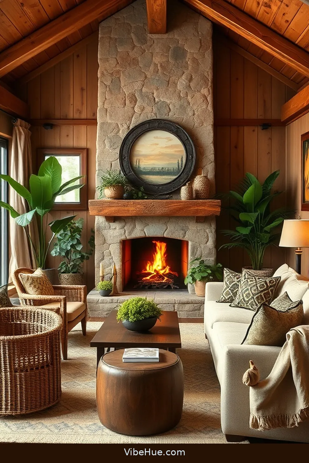 25 Ways to Create a Contemporary Fall Living Room Style 7 Decorate With Natural Elements for 25 Ways to Create a Contemporary Fall Living Room Style