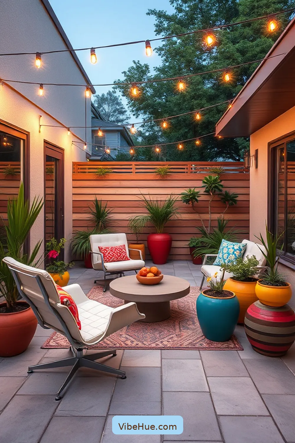 Select Iconic Mid-Century Modern Furniture for 25 Ways to Create a Holiday Outdoor Patio in Mid Century Modern Style