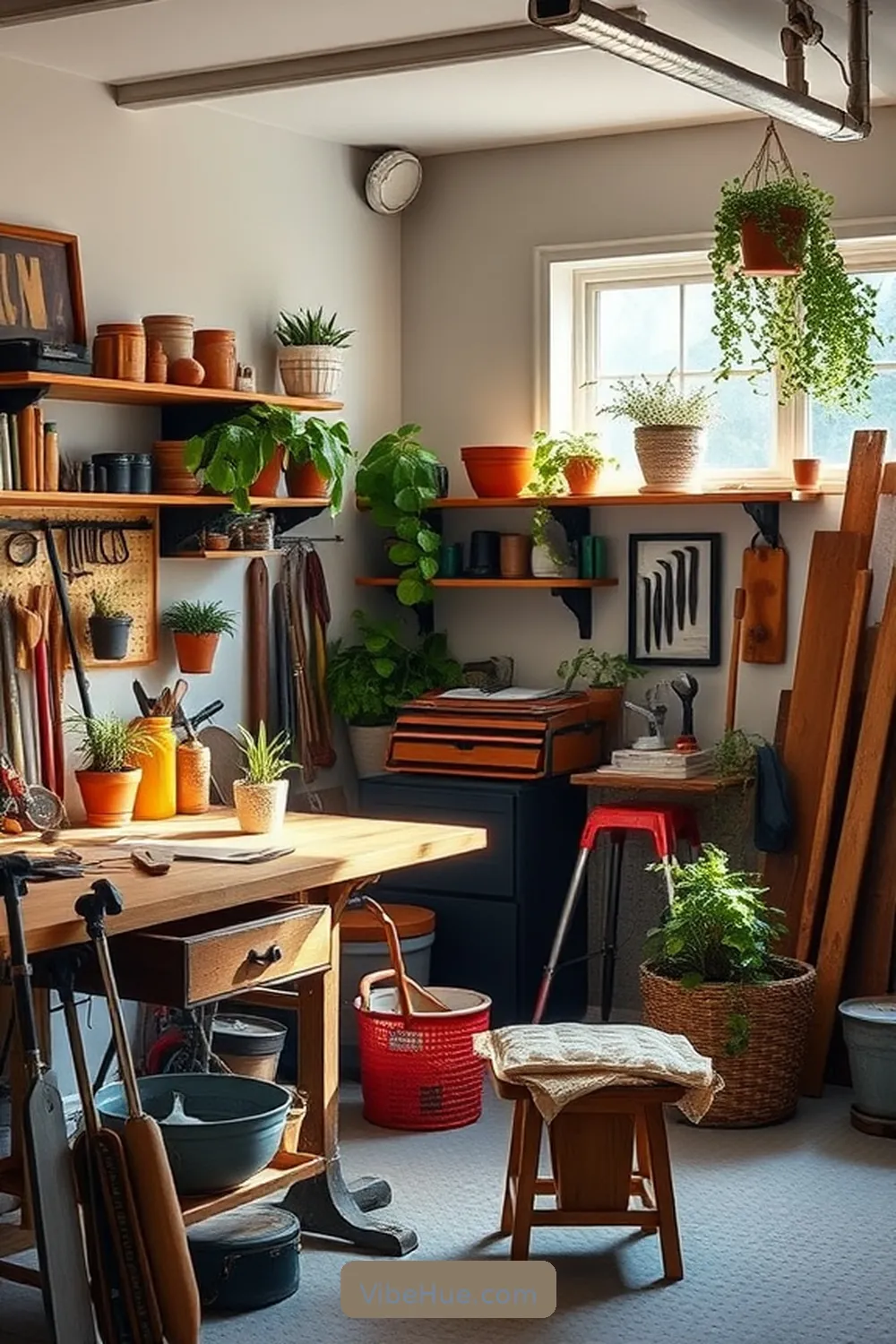 25 Ways to Create a Summer Garage in Traditional Style 11 Create a Workspace With Style for 25 Ways to Create a Summer Garage in Traditional Style