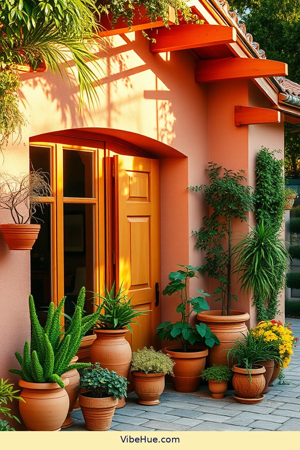 25 Ways to Create a Summer Garage in Traditional Style 2 Embrace Warm Colors for 25 Ways to Create a Summer Garage in Traditional Style