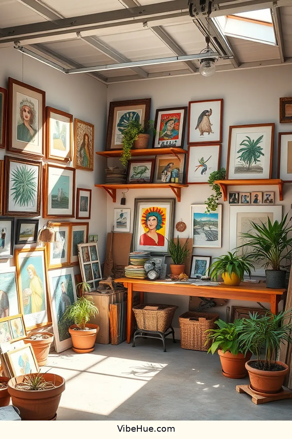 25 Ways to Create a Summer Garage in Traditional Style 8 Hang Artwork and Pictures for 25 Ways to Create a Summer Garage in Traditional Style