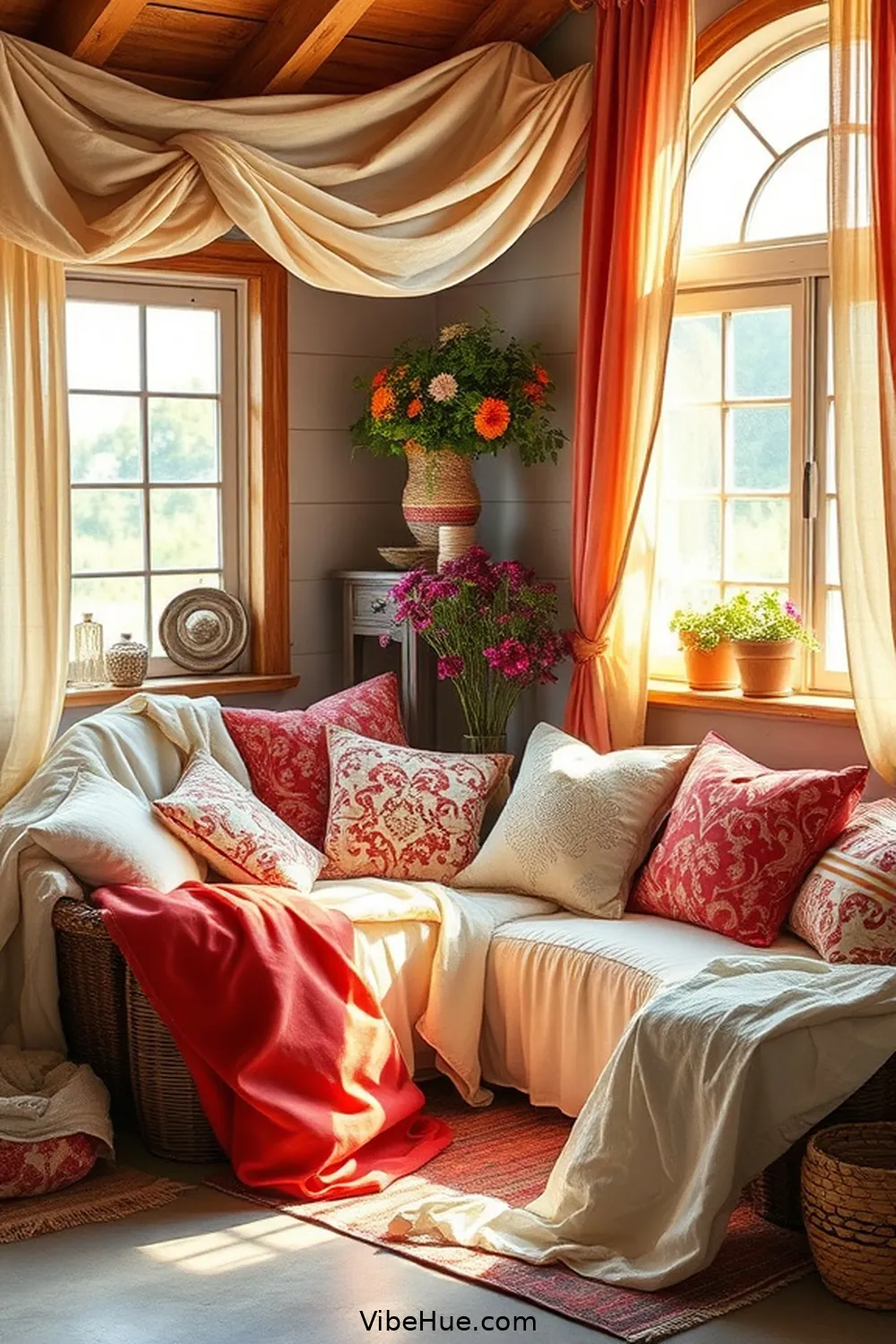 25 Ways to Create a Summer Garage in Traditional Style 21 Incorporate Soft Textiles for 25 Ways to Create a Summer Garage in Traditional Style