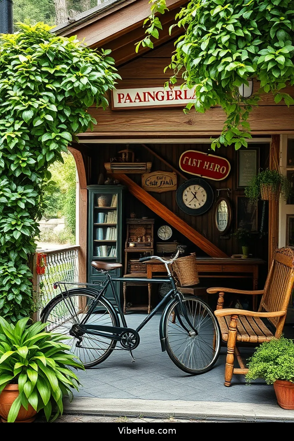 25 Ways to Create a Summer Garage in Traditional Style 4 Incorporate Vintage Decor for 25 Ways to Create a Summer Garage in Traditional Style